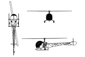 Bell 47 3-view drawing.png